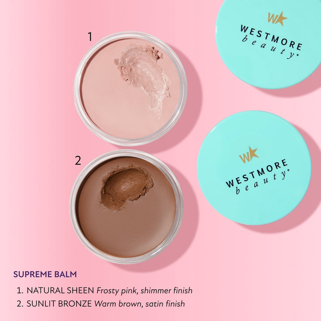Three products, whole face